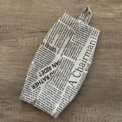 ハンドメイド ティッシュカバー ニュースペーパー ①