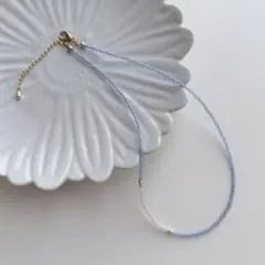 《あかり様》ブルー グリーン ビーズネックレス 【4】 【13】