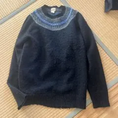ノルディック柄 ニット