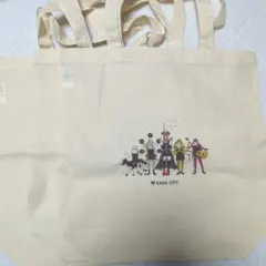 KANI CITY キャラクター トートバッグ3点