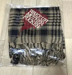 UNDERCOVER 赤黒チェックアフガン ストール アンダーカバー フリンジ