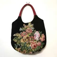 chimaki チマキハンドバッグ ゴブラン織り 花柄 - メルカリ