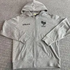 ⭐︎ATHLETA⭐︎フード付きジップアップパーカー ⭐︎グレー⭐︎150