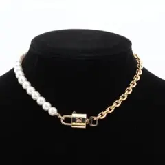 完売品 ルイヴィトン M02977 ネックレス パールロック ブレスレット