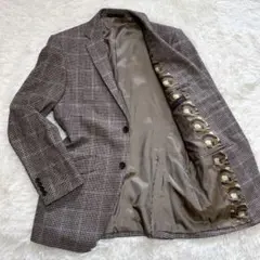 【美品】KENT & CURWEN テーラードジャケット 千鳥格子 チェック
