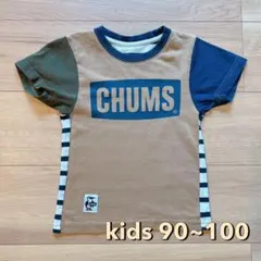 CHUMS キッズ Tシャツ 90-100cm クレイジーパターンのサムネイル