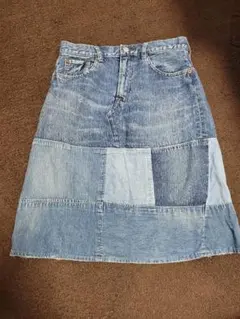 デニムダンガリー DENIM DUNGAREE デニムスカート 160