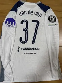 トッテナム・ホットスパー van de ven 37番 シャツ