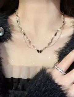 ネックレス 蝶々