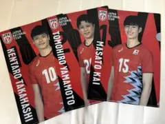 バレーボール男子日本代表　クリアファイル　ガシャポン　甲斐優斗　未使用品