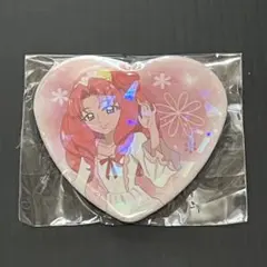 Go！プリンセスプリキュア マルイ 出張店 ハート缶バッジ ホロ 紅城トワ