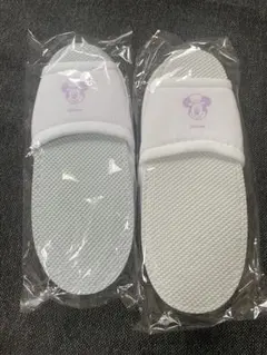 【未使用】ディズニー ファンタジースプリングスホテル アメニティ スリッパ 2足