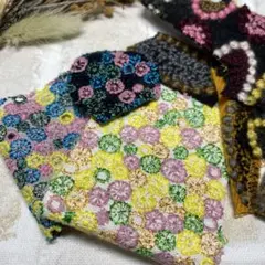ミナペルホネン　生地　はぎれ　スカイフル ハンドメイドに！