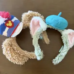 ディズニー　ジェラトーニ　ダッフィー　カチューシャ　2個セット