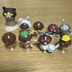 なめこ栽培キット 吸盤付きフィギュア 9種セット