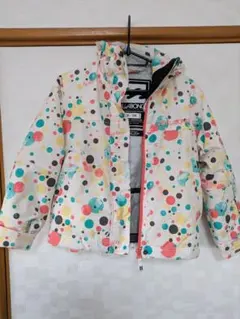 BILLABONG カラフル水玉スキーウェア 120cm