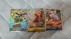 ワンピースカード ゾロ＆サンジ リリス ヤマト 3枚セット