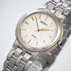 519 稼働【美品】SEIKO 時計　Dolce 箱付き　メンズ　ゴールド