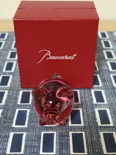 バカラ　BACCRAT 豚の置物　ピンク　箱付き　廃盤モデル