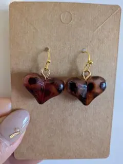 ハートのピアス