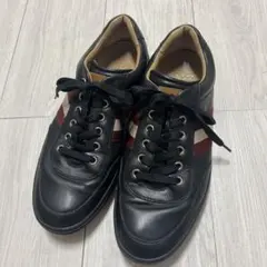 最終価格！BALLYレザースニーカー26.5ブラックのサムネイル