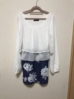 rienda花柄ワンピース