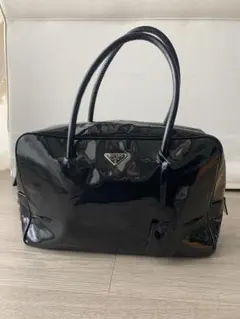 値下げ中【本物美品でこの価格】本物 PRADA ブラック ハンドバッグ