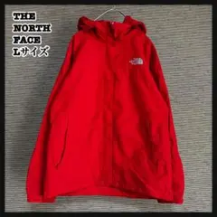 【ノースフェイス】マウンテンパーカー　赤レッド　刺繍　ワンポイントG2