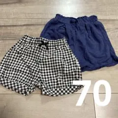 美品　ショートパンツ　女の子　70