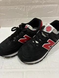 New Balance ML574DSG ブラック レッド 26cm