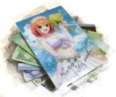 五等分の花嫁 ウエハース 最新弾 メタリックプラカード 中野四葉 SPセット7点