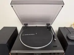 audio-technica レコードプレーヤー　ガンメタリックAT-LP60X