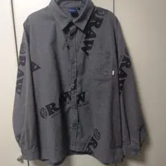 INTERBREED RAW ネルシャツ グレーのサムネイル