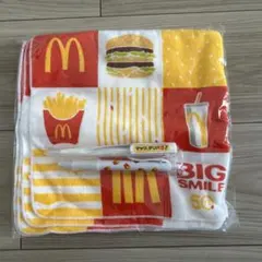 マクドナルド ビッグスマイル 50th タオル(4枚) ボールペン(2本)セット