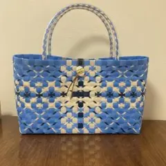 プラカゴバッグ ブルー　Lサイズ