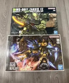 HG ザクII改 & ザクI サンダーボルト版 セット