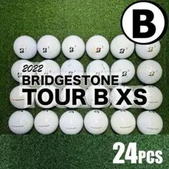 【B31】 ブリヂストンTOURBXS 白 22年 ロストボール 24球