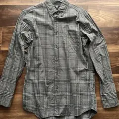 ユニクロ　グレー　長袖シャツ　Sサイズ