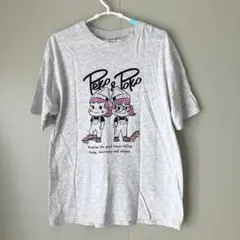 不二家　ペコちゃん　Peko & Poko Tシャツ 杢グレー　Mのサムネイル