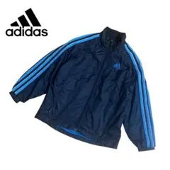 B651○adidas ウインドブレーカー ネイビー 130 スポーツ サッカー
