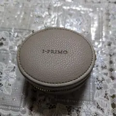 I-PRIMO ベージュ レザー アクセサリーケース