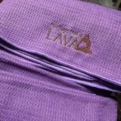 LAVA 新品未使用ヨガラグ　パープル　ヨガタオル　ホットヨガ