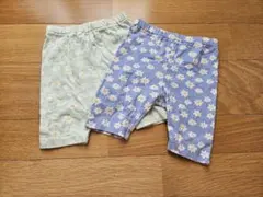 花柄レギンス 2点セット 双子