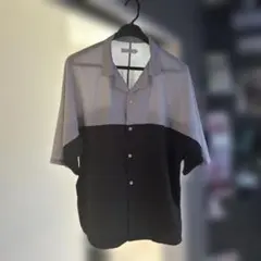 CHIP CLIP 半袖シャツ L グレー/ブラック
