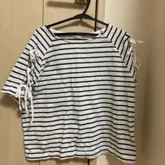 ストライプ 半袖Tシャツ Sサイズ　【Honeys】