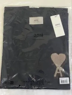 【最後の1着】新品タグ付きAMI PARIS ビッグハートTシャツ ブラック Mのサムネイル