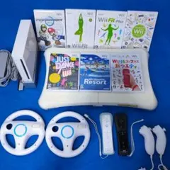 ダイエット応援❗️バランスボード マリオカート ハンドル wiiリモコンプラス