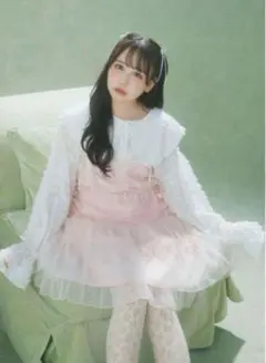 merry jenny メリージェニー チュールドロストミニキャミワンピース merry jenny（メリージェニー）の「チュールドロストミニキャミ