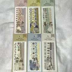 merry フレークシール　全6種セット　キャンドゥ