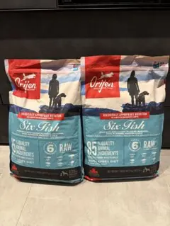 【即日配送】Orijen Six Fish ドッグフード 6kg 2袋のサムネイル